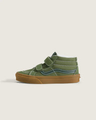 Little Kids Sk8-Mid V Shoe - Gum Balsam Green