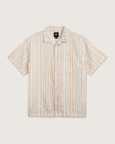 Newland Stripe Shirt - Crème Brulee Beige