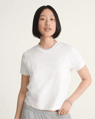 Salton Crew T-Shirt - Egret White