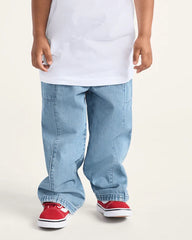 Little Kids Naithin Denim Pants - Stonewash Blue