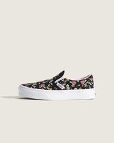 Little Kids Classic Slip-On Shoe - Glow-in-the-Dark Black / Pastel Pink