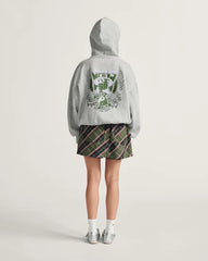 Sirelle Wrap Mini Skort - Pine Forest Green / Dawn Pink