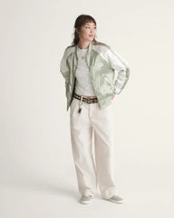 Pleated Pants - Turtledove White