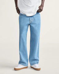 Check-5 Baggy Denim Pants - Stonewash Blue