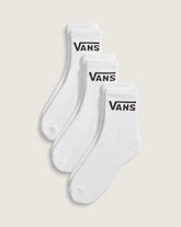 Classic Half Crew Socks - White