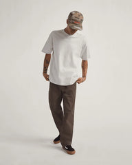 Authentic Chino Relaxed Pants - Coal Brown