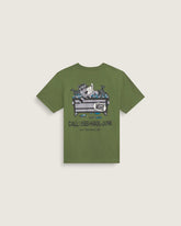 Kids Dumpster Raccoon T-Shirt - Green Balsam