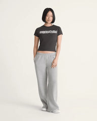 Salton Straight Fleece Pants - Cement Heather Grey