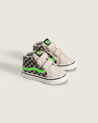 Toddler Sk8-Mid V Shoe - Glow-in-the-Dark Taupe Mist Grey
