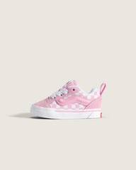 Toddler Knu Skool Checkerboard Shoe - Checkerboard Prism Pink / True White
