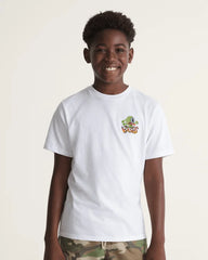 Kids Eye Skate Glow T-Shirt - Glow-in-the-Dark / White
