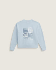 Kids Shore Thing Os Crew Sweatshirt - Dawn Mist Blue