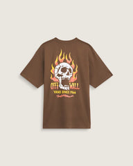 Off The Wall Fever T-Shirt - Vintage Cocoa Brown