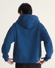 Premium Zip Hoodie - Deep Indigo