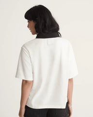 Swing Knit Polo Shirt - Marshmallow White