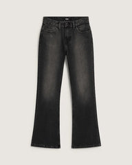 Check-5 Low Rise Boot Pants - Washed Black