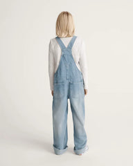 Kids Sirelle Denim Overalls - Stonewash Blue
