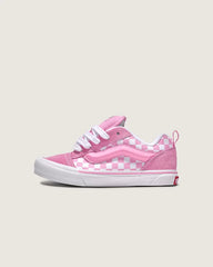 Little Kids Knu Skool Checkerboard Shoe - Checkerboard Prism Pink / True White