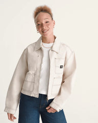 Emily Boxy Work Wear Jacket - Natural Seed