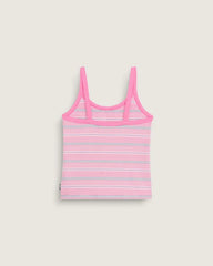 Niki Striped Tank Top - Fizz Pink
