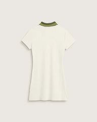 Priscilla Solid Dress - Egret White