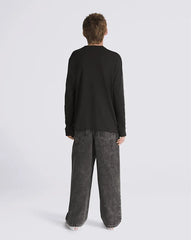 Kids Check-5 Baggy Denim Pants - Stonewash Black
