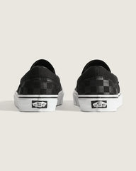 Classic Slip-On Checkerboard Shoe - Checkerboard Black / Black