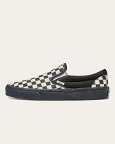Classic Slip-On Checkerboard Shoe - Checkerboard White / Black