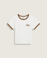 Lefty Script Ringer T-Shirt - Marshmallow White
