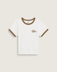 Lefty Script Ringer T-Shirt - Marshmallow White