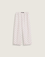 Little Kids Lili Elastic Waist Checkerboard Pant - Pale Petal Pink / Marshmallow White