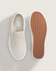 Classic Slip-On Shoe - Oatmeal Beige / White