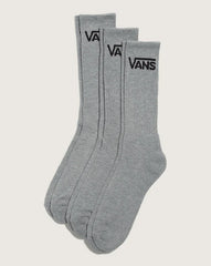Classic Crew Socks - Heather Grey