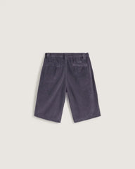 Premium Cord Shorts - Steel Shadow Grey
