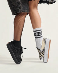 Classic Slip-On Stackform Checkerboard Shoe - Checkerboard Black / Classic White