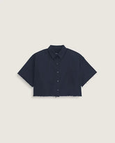 Crop Shirt - Parisian Night Blue