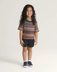 Little Kids Joy Ruffled Shorts - Black