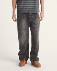 Vans X Rowan Double Knee Denim Pants - Stonewash Black