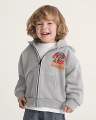 Little Kids Living Legend Zip Hoodie - Cement Heather Grey