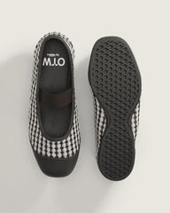 OTW Mary Jane Prima - Faded Black Waffle