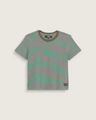Salton Stripe Shirt - Mossy Olive Green