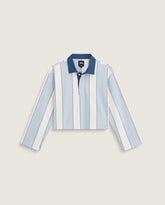 Becky Rugby Shirt - Soft Slate Blue