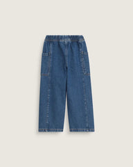 Little Kids Naithin 2.0 Elastic Waist Denim Pants - Vintage Indigo Blue
