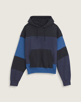 Waffle Shop Reimagined Pieced Hoodie - Blue