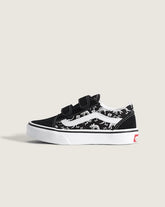 Little Kids Old Skool V Shoe - Glow-in-the-Dark / Black