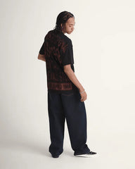 Check-5 Baggy Denim Pants - Dark Rinse Blue