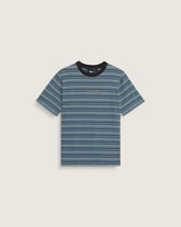 Kids Cameron Stripe Knit Shirt - Black / True Blue