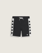 Kids New Daily Sideline Boardshorts - Black / Marshmallow White