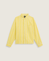 Striped Oxford Long Sleeve Shirt - Dusty Gold