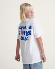 Kids Have a Vans Day T-Shirt - White